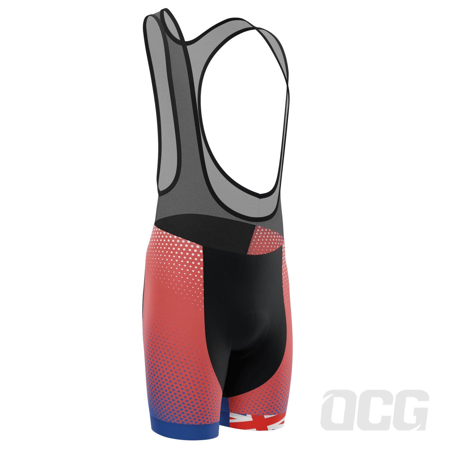Men's World Countries Team UK Icon Gel Padded Cycling Bib
