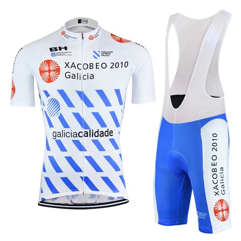 Xacobeo Galicia 2010 Retro Cycling Jersey Set