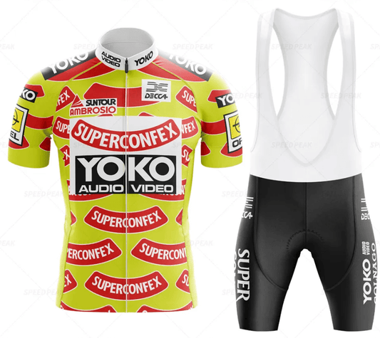 YOKO Superconfex Retro Cycling Jersey Set