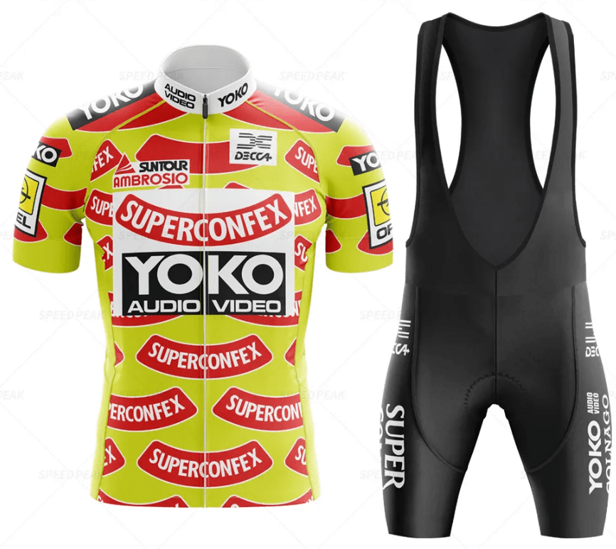 YOKO Superconfex Retro Cycling Jersey Set